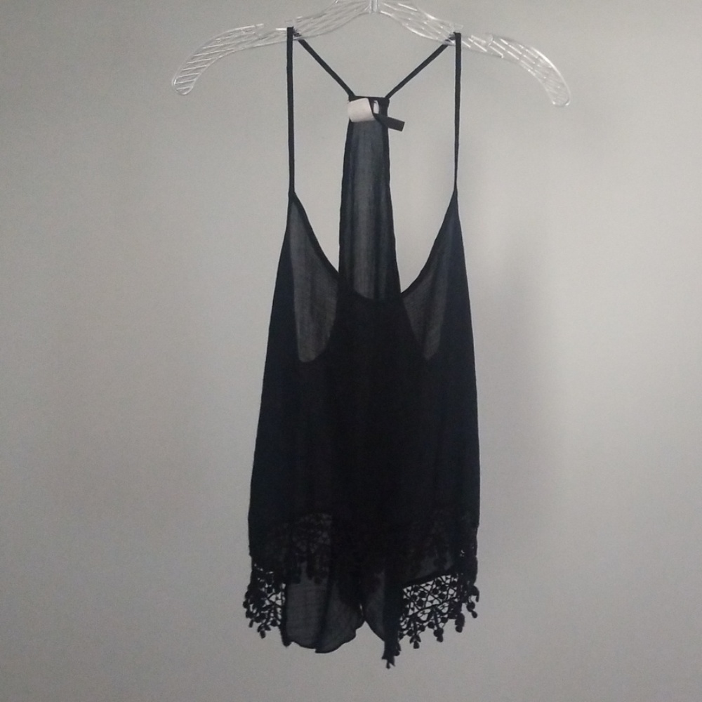 Black Spaghetti strap top